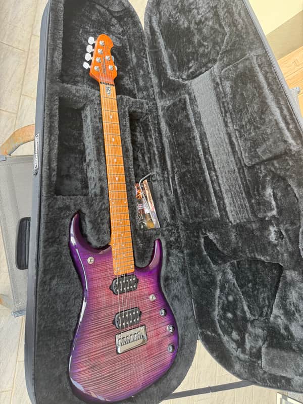 Ernie Ball Music Man John Petrucci Signature JP6 purple nebula image 1