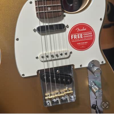 Squier Paranormal Custom Nashville Stratocaster with Laurel Fretboard 2023 - Present - Aztec Gold image 4