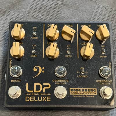 Rodenberg LDP deluxe Low Down Pressure low / high gain overdrive / boost for bass image 1