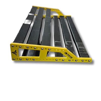 NuX NPB-L Bumblebee Large Pedal Board with Soft Case 2010s - Black / Yellow image 3