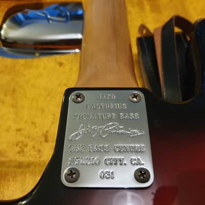 Fender USA Custom Shop Jaco Pastorius Signature fretless American Jazz Bass - Kevin Kaufman image 3