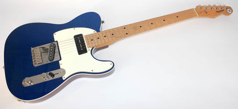 Reverend Pete Anderson Eastsider T P90 Wildwood Music Exclusive • Blue Sparkle • SKB HC image 1