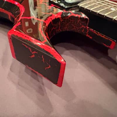 B.C. Rich USA Custom Shop Stranger Things “Eddie's” NJ Warlock 2022 Relic Crackle image 6