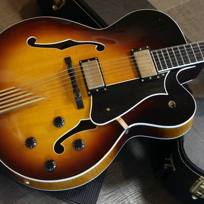 2020 Heritage Eagle Classic Semi-Hollow Electric Guitar Artisan Aged Sunburst + OHSC image 2