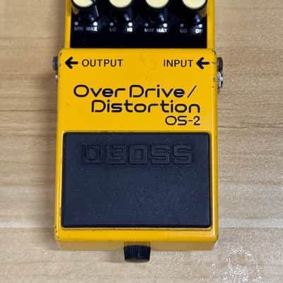 Boss OS-2 OverDrive/Distortion (Silver Label) 1990 - Present - Yellow image 1