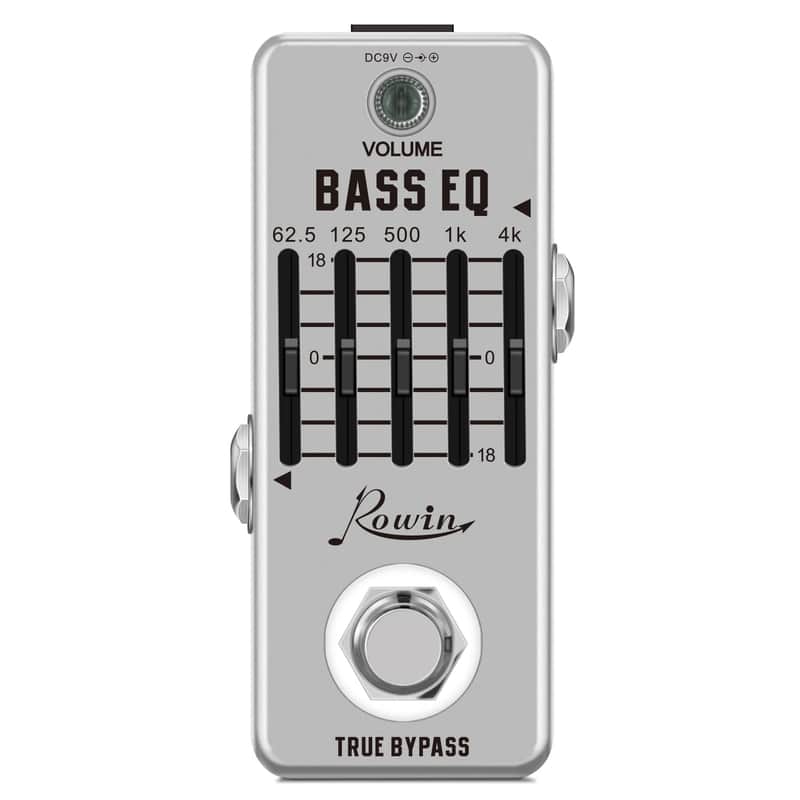 Rowin Bass Equalize Pedal 5 Band for Bass with True Bypass image 1