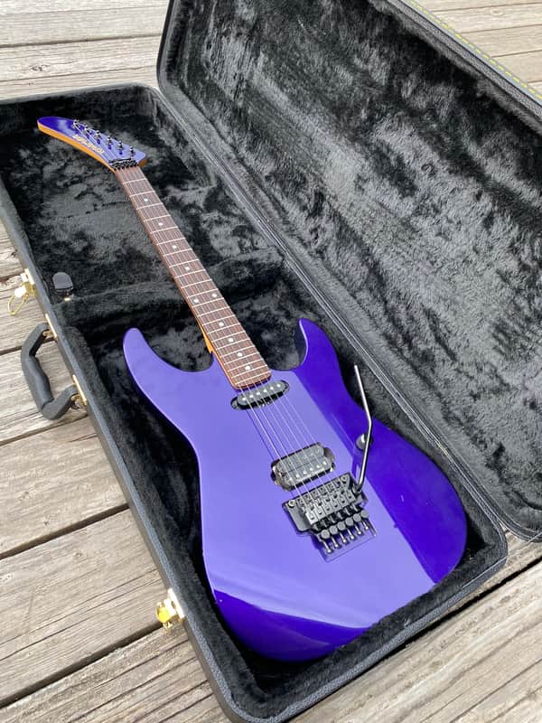 Kramer HJK-GL George Lynch Signature Model Circa 1985 Purple Metallic image 1
