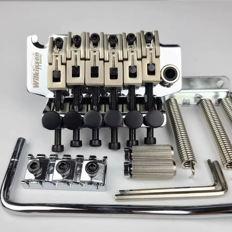 Wilkinson Double Locking Bridge Tremolo System in Chrome image 1