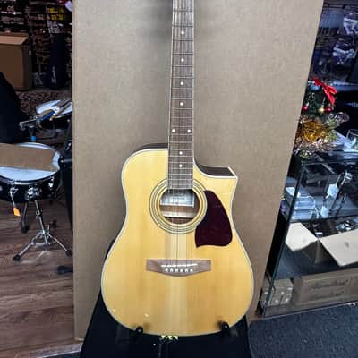 Ibanez DT100ECE-NT 2Y-01 Acoustic-Electric Guitar - Natural Wood image 1
