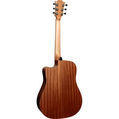 Lag T70DCE Tramontane 70 Dreadnought Cutaway Solid Sitka Spruce Top Okoume Neck 6-String Acoustic-Electric Guitar image 2