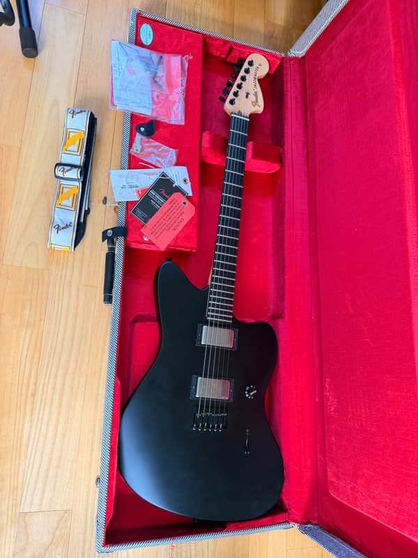 Fender Jim Root Artist Series Signature Jazzmaster - Made in US - 2023 - Flat Black image 1