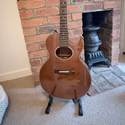 Vintage Washburn Woodstock EA40 electro acoustic 1979, tobacco sunburst, hard case image 2