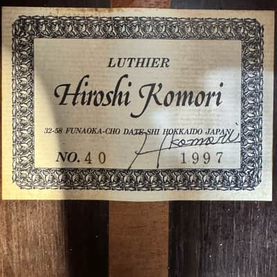 Hiroshi Komori No.40 - Classical Concert Guitar - 1997 image 25