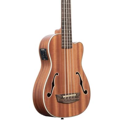 Kala U-Bass Journeyman Mahogany - Natural - With Case image 4