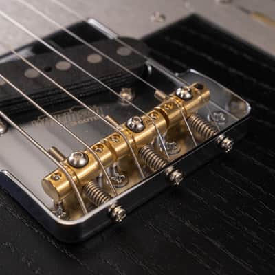 Suhr Modern T Andy Wood Signature Electric Guitar, Roasted Maple Fingerboard, War Black image 10