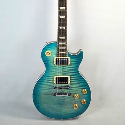 Gibson Les Paul Standard 2014 Ocean Water Perimeter image 5