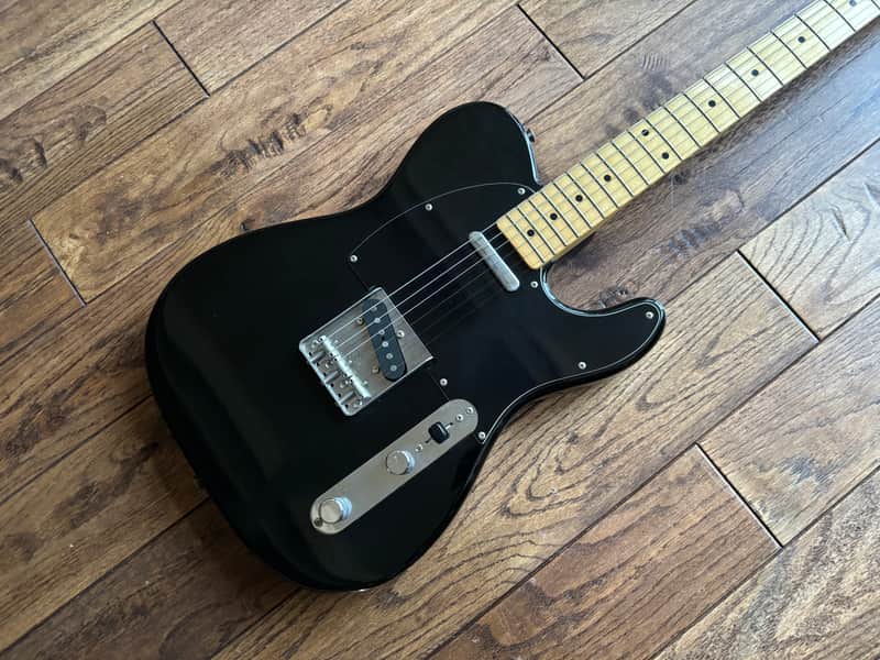 1988 Fender CTL-50M Telecaster 1972 Reissue Black Electric Guitar MIJ Fujigen Japan image 1