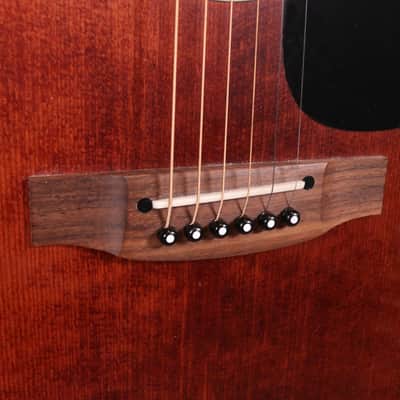 Takamine EF340SC GN Solid Cedar Top / Layered Mahogany Dreadnought Acoustic-Electric Guitar Bild 6