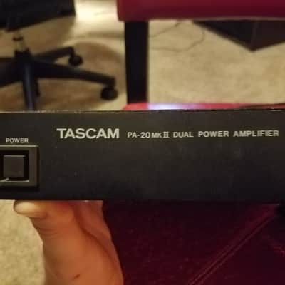 TASCAM PA-20MKⅡ パワーアンプ　動作品　保証有　ペア　あにぃ Tascam PA-20 Mkii Dual Power Amp | Reverb