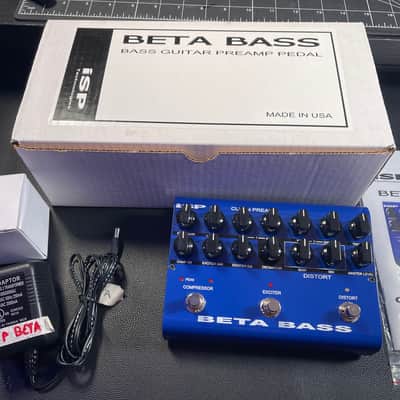 Reverb.com listing, price, conditions, and images for isp-technologies-beta-bass-preamp