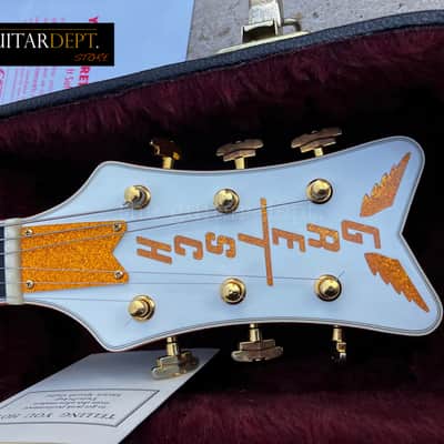 ♚TIMEWARP♚07 GRETSCH G-6136 DS WHITE FALCON♚Dynasonics♚Mother Pearl BLOCKS♚2.75" Body Depth ! image 6