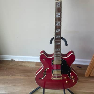 Washburn HB35-WRK Semi-Hollowbody 2010s - Wine Red image 2
