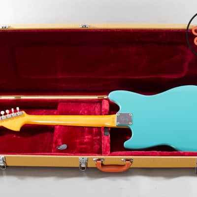 1994 Fender Japan MIJ MG66-66 ’66 Reissue Mustang Daphne Blue w/ Tweed HSC image 6
