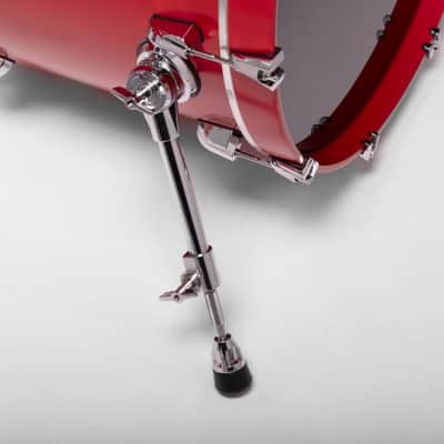 British Drum Company Enigma 3pc Club Drum Set Satin Scarlett. New with Full Warranty! image 9