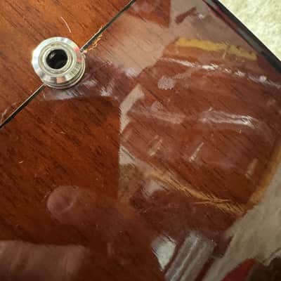 Takamine F-340S lawsuit era 1976 Japan w/ pickup and OHSC image 15