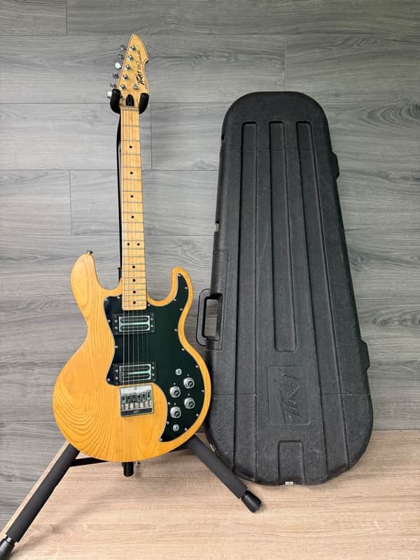 Peavey T-60 1979-1980s Natural Electric Guitar w/ Original Case #2953 image 1