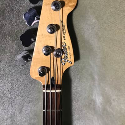 Fender P bass MIM. MIA pickups. 1991-2001 Mexico Precision. (Buttercream?) image 2