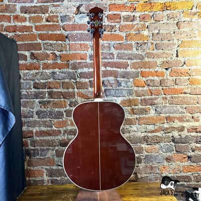 Yamaha CJ-818SB Jumbo Acoustic Guitar w/ GB (1980s - Sunburst) image 4