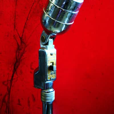 Vintage 1940's RARE Electro-Voice 630 Omnidirectional Dynamic Microphone Hi Z w period stand image 4