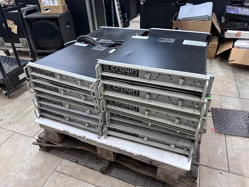 Crown Macro-Tech 2400 2-Channel Power Amplifier | Reverb