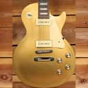 GIBSON 2011 LES PAUL 60s TRIBUTE P90 Goldtop Case & Papers Nice! 11352