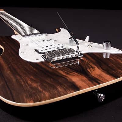 Michael Kelly MK65CSEPRB Custom Collect. 1965 Striped Ebony Top Maple Neck 6-String Electric Guitar image 2