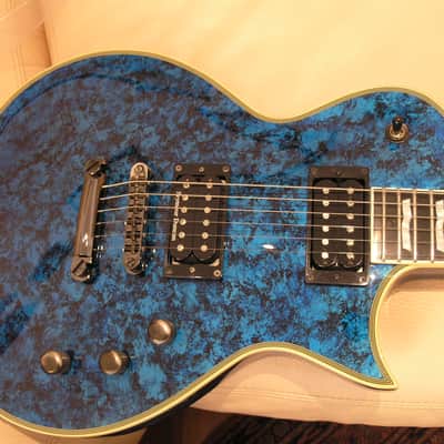 ESP Eclipse STD 2011 - Planet Blue Custom Finish - MINT + Original Case image 11