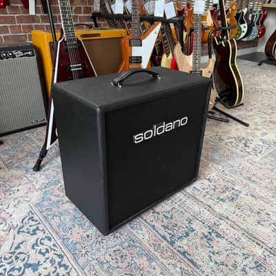 Used Soldano 112 1x12-inch Closed-back Extension Cabinet - Black image 2