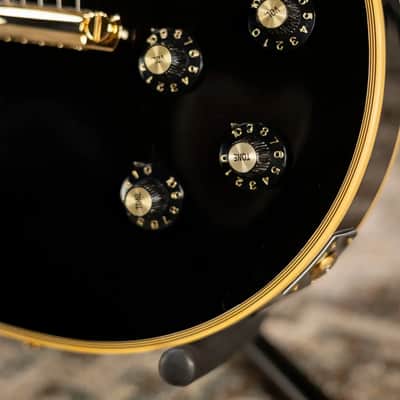 Gibson Custom Shop 1968 Les Paul Custom Reissue Electric Guitar - Ebony with Hardshell Case image 12