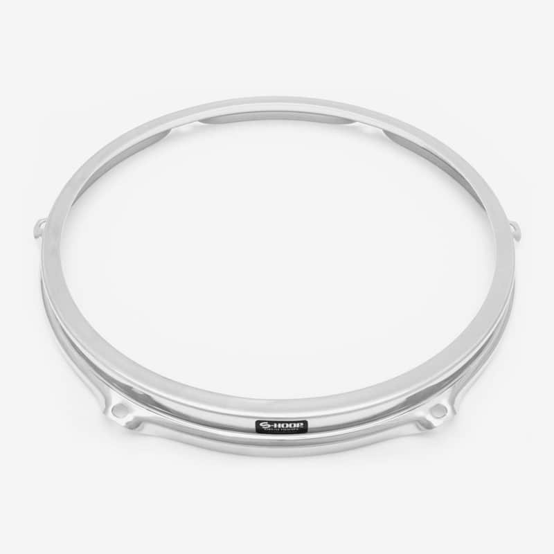 S-Hoop Drum Hoop 14" 6-Hole Snare Side, Chrome image 1
