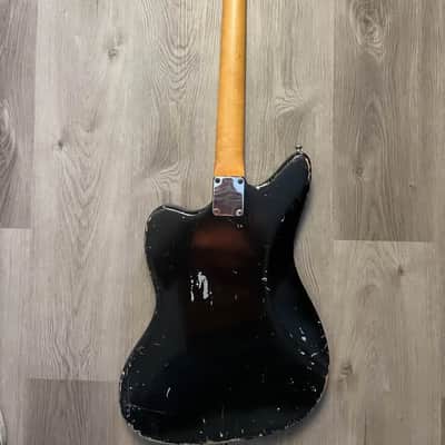 1963 Fender Jaguar – Black Refinish – Mastery Bridge + Original Bridge – Hardshell Case image 13