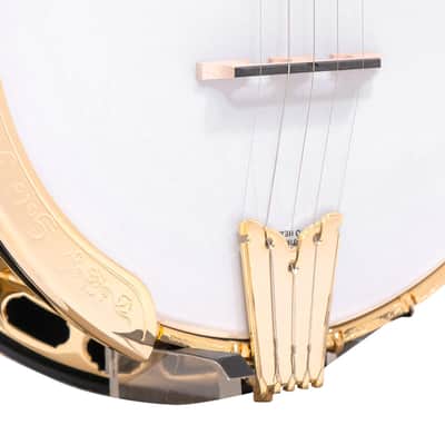 Gold Tone Mastertone™ OB-300: Orange Blossom Left-handed Banjo "The Gold-Plated Beauty" with Case image 14