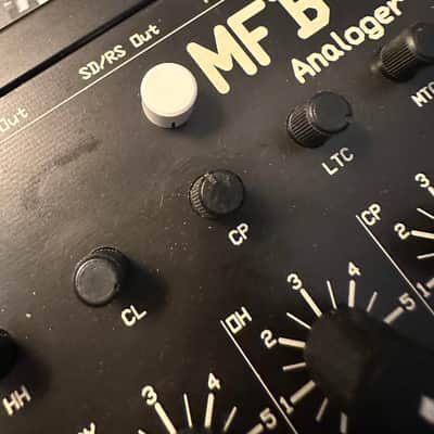 White Pattern Button Cap or Shift Button Cap for MFB Tanzbar Drum Machine image 4