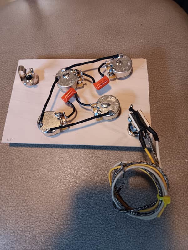 Wiring for Epiphone Les Paul Cde Cts Switchcraft Modern image 1
