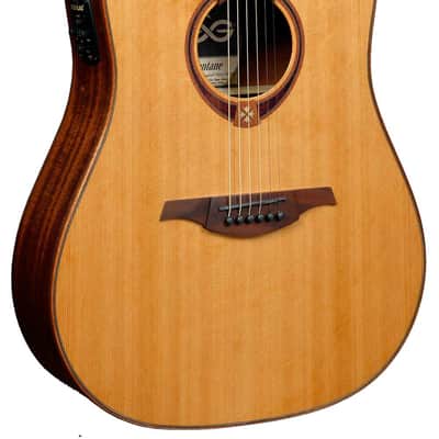 LAG T118DCE Tramontane 118 Dreadnought Elektro-Akustikgitarre natur image 2