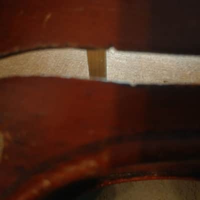 Copy Of Antonius Stradivarius  Made In Czechoslovakia  Violin Antique Vintage Nitro 1930's image 9