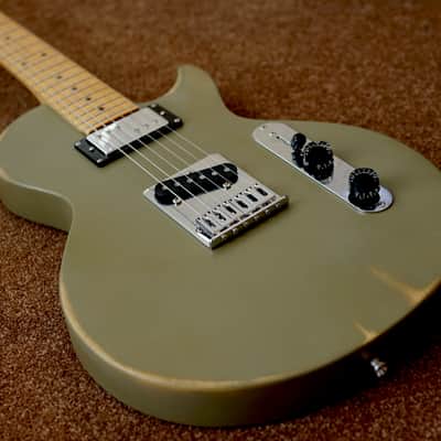 Warmoth Tele Paul Hybrid Worn Aged Relic Olive Drab Tex Mex Telecaster LP Hybrid Partscaster image 3