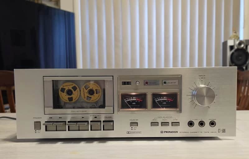 VINTAGE PIONEER CT CASSETTE TAPE DECK/PLAYER/RECORDER/MADE IN JAPAN/1970,s image 1