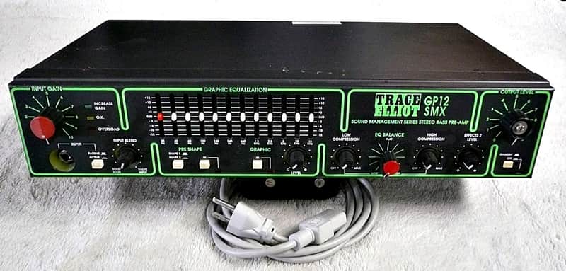 Vintage Trace Elliot GP12 SMX Bass Guitar Pre Amplifier - Works