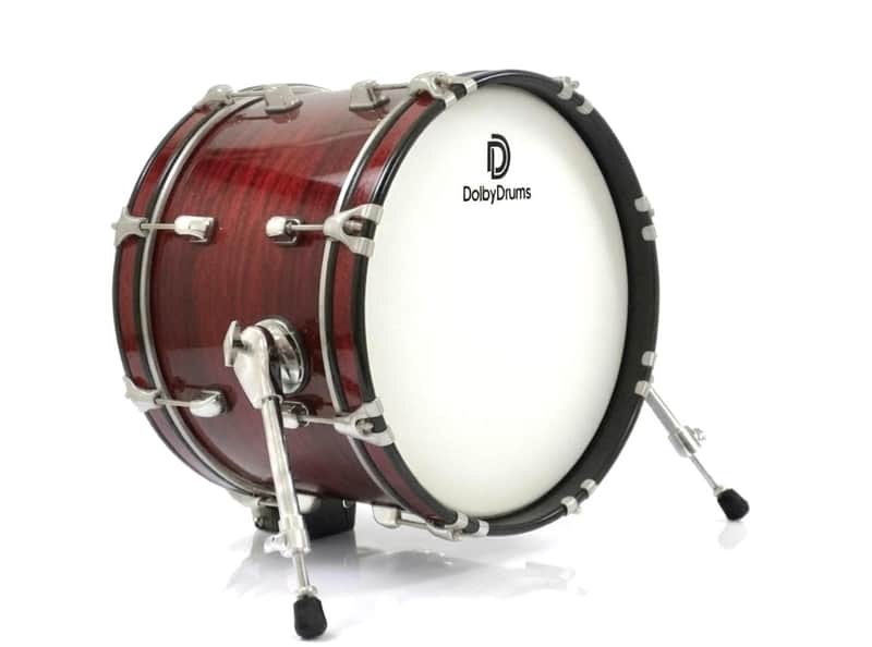 Dolby Drums 16” Electronic Kick Drum RED WOOD Bass for Roland Alesis HX image 1
